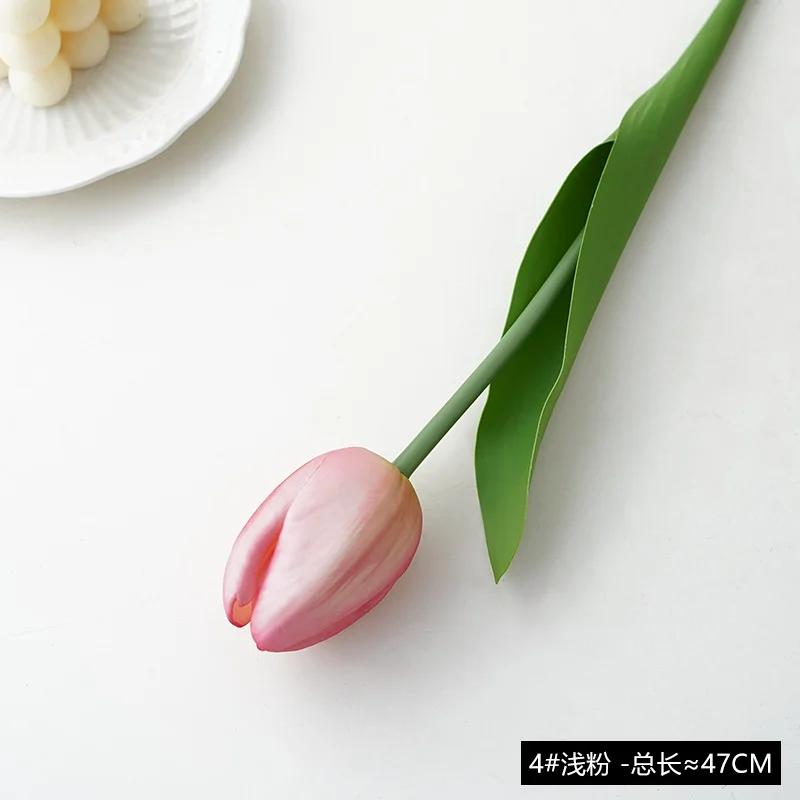 Home Party Wedding Decoration factory new design products New Arrival Artificial Flower Tulip Stem Realistic Preserved Tulips