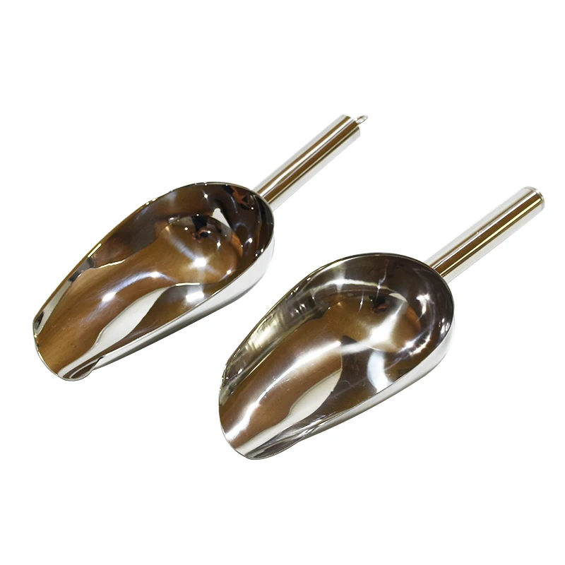 Зеркальный ковш для льда из нержавеющей стали, несколько спецификаций, оптом