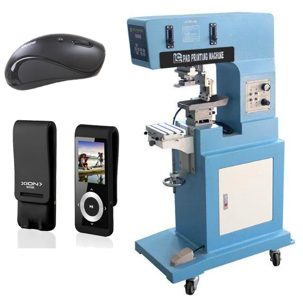 Single Color Semi Automatic Led Bulb Watch Dial Toy Logo Ink Cup Tampo Printer Watch Dial Pen Pneumatic Pad Printing Machine