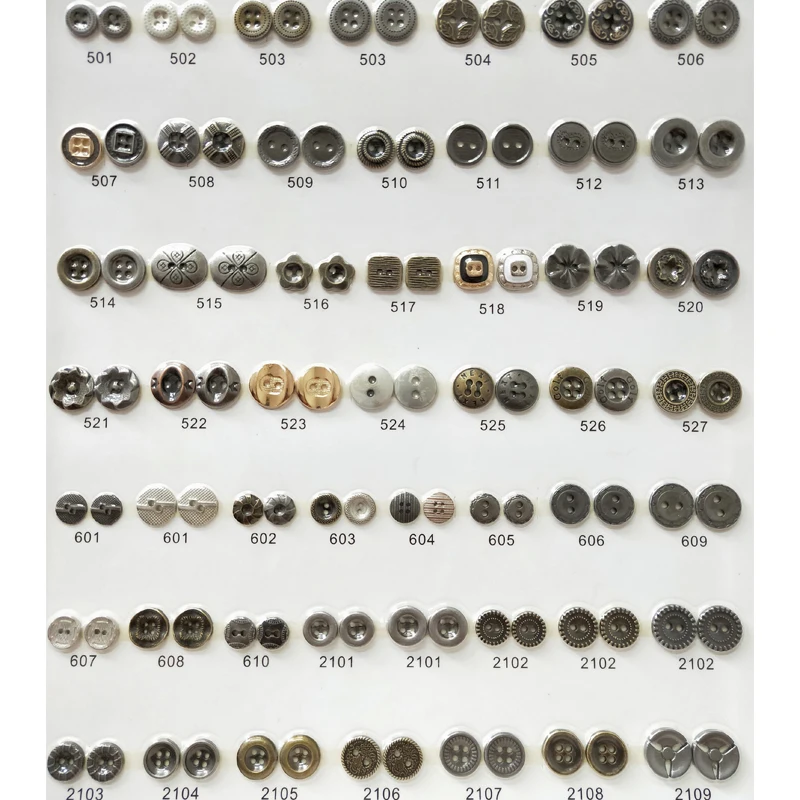 Factory supplies flat back 4 2 holes sewing antique brass matte silver zinc alloy metal shirt buttons wholesale