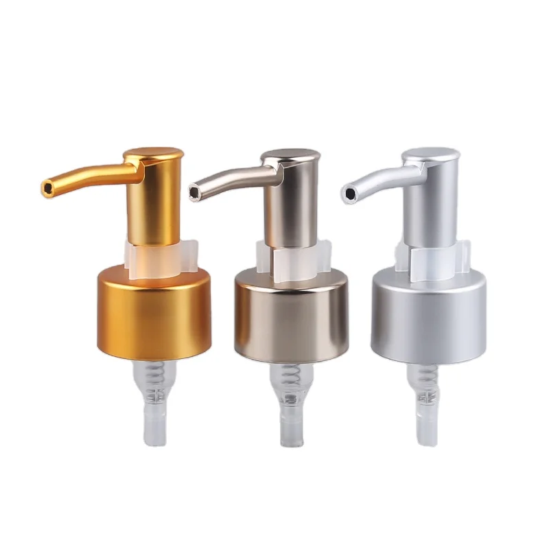 good quality 28/400  metal oil liquid dispenser  refillable glass empty bottle lotion spray pump