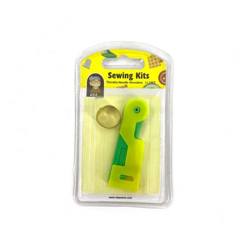 ANA mom Automatic Needle Threader And Gold Thimble In Blister Card