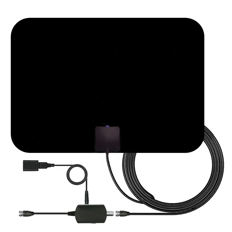 
Wholesale digital Indoor TV Antenna Amplified 80 Miles Range Detachable Antena TV digital and 13ft Coaxial Cable HDTV Antenna 