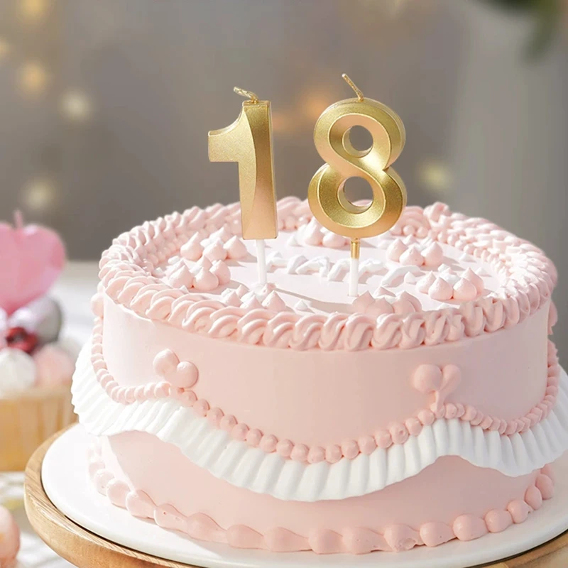 Hot Sale Set Multicolor Birthday Candle with Stand Cake Candle Party Creative Digital Candle Supplies Atmosphere Wedding Party