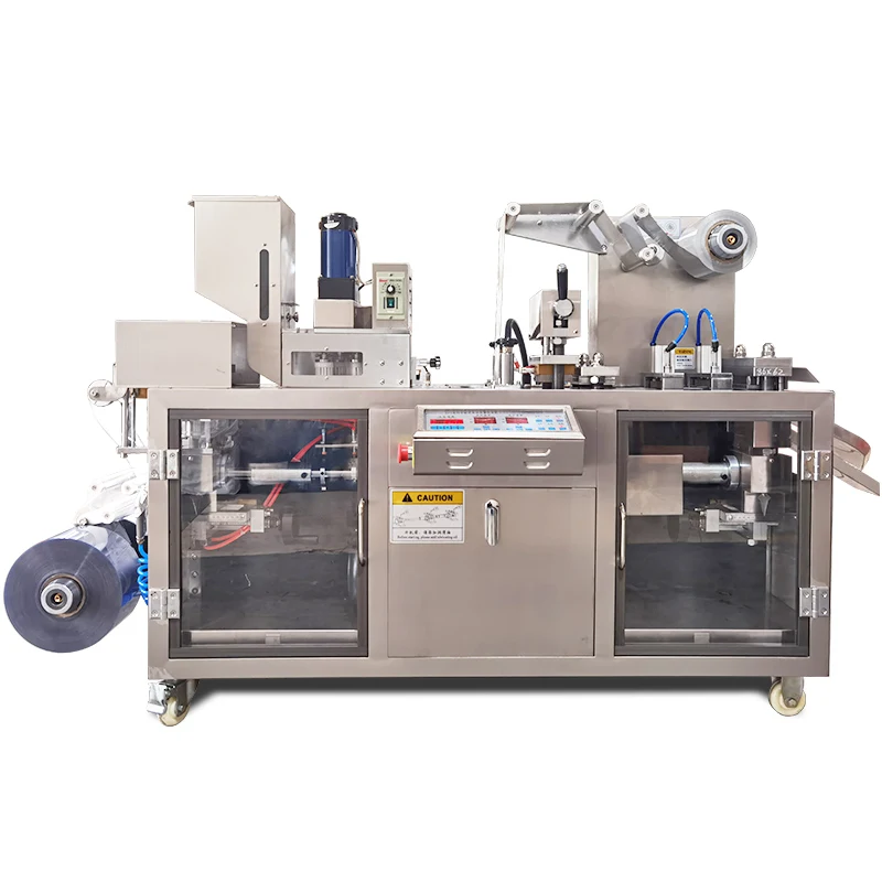 Touch screen liquid blister packaging machine pvc tablet capsule alu alu blister packing machine
