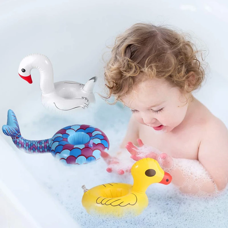 Inflatable Drink Holders Pool Water Float Drink Inflatable Swimming Pool Accessories Cup Coasters for Summer Pool Beach & Wimmin