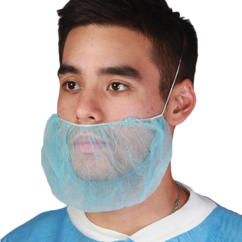 Hot sale black nylon beard cover PP beard nets Beard Mask Facial hair covering