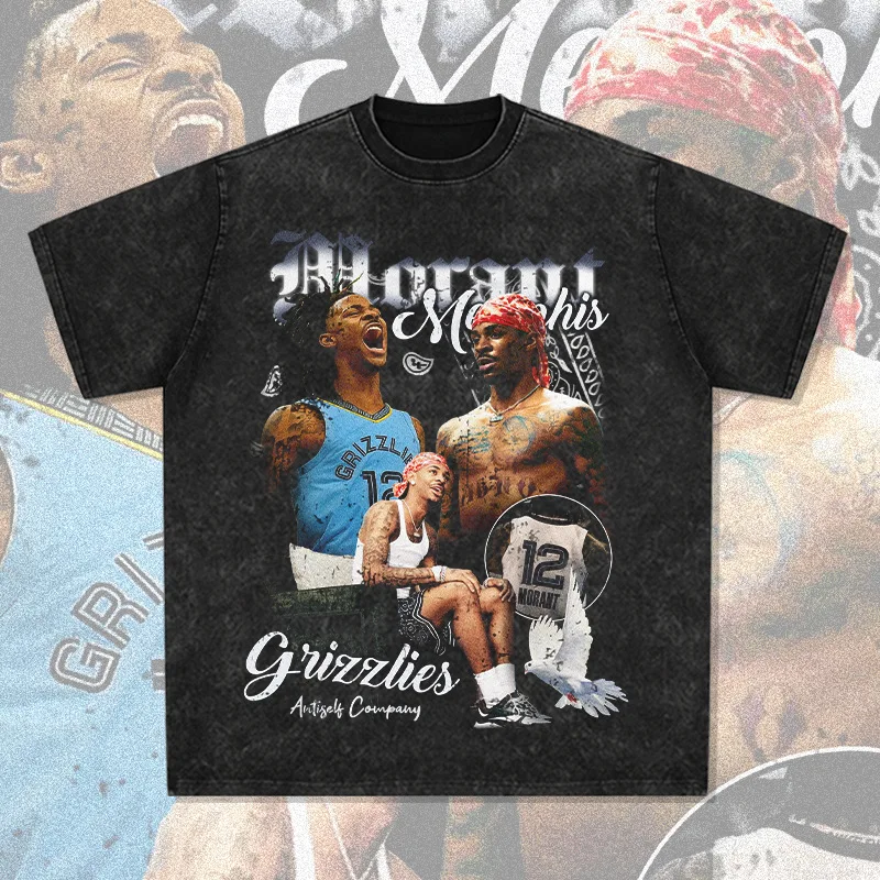 New vintage distressed t shirt high quality cotton t-shirt men washed vintage t shirts oversize custom streetwear