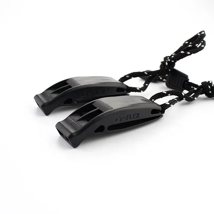 Bushcraft Jungle Survival Plastic Safety Distress Whistle Multiple Colours Emergency Whistles