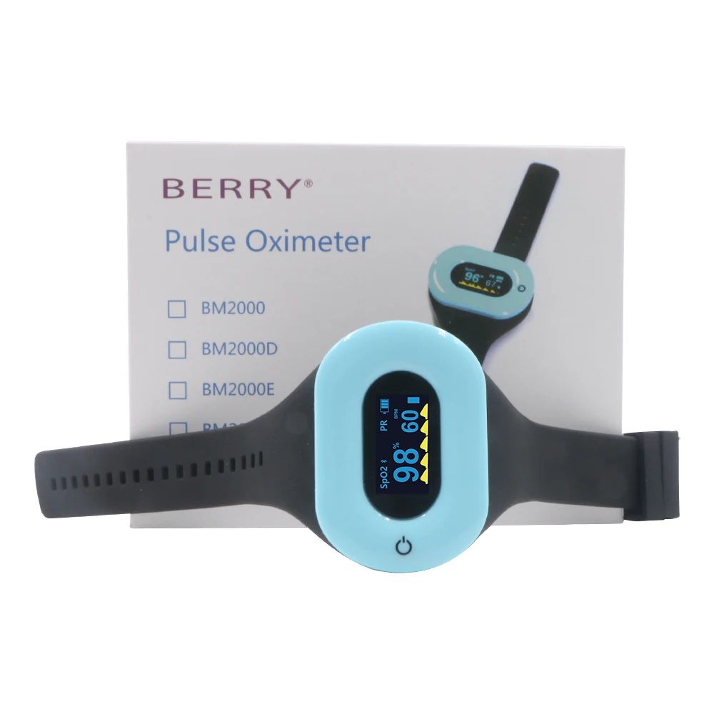 Wrist Pulse Oximeter - OxyU Bluetooth Wearable Blood Oxygen Monitor with Finger Sensor | Heart Rate & O2 Tracking Continuously