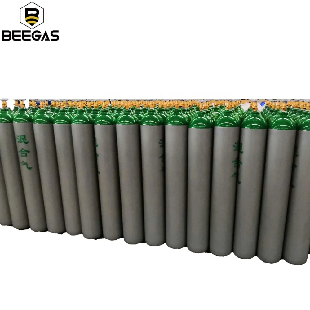 Factory 50L Argon CO2 Gas Mixture 200Bar Mix 80 Ar 20 CO2 Mixed Gas For Welding