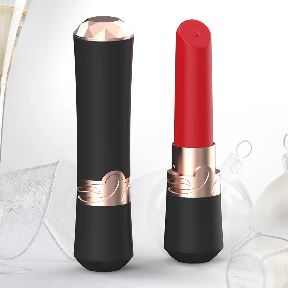 ShinePep soft food-grade silicone lipstick shaped female stimulating gift sex toys mini vibrator for women and couples
