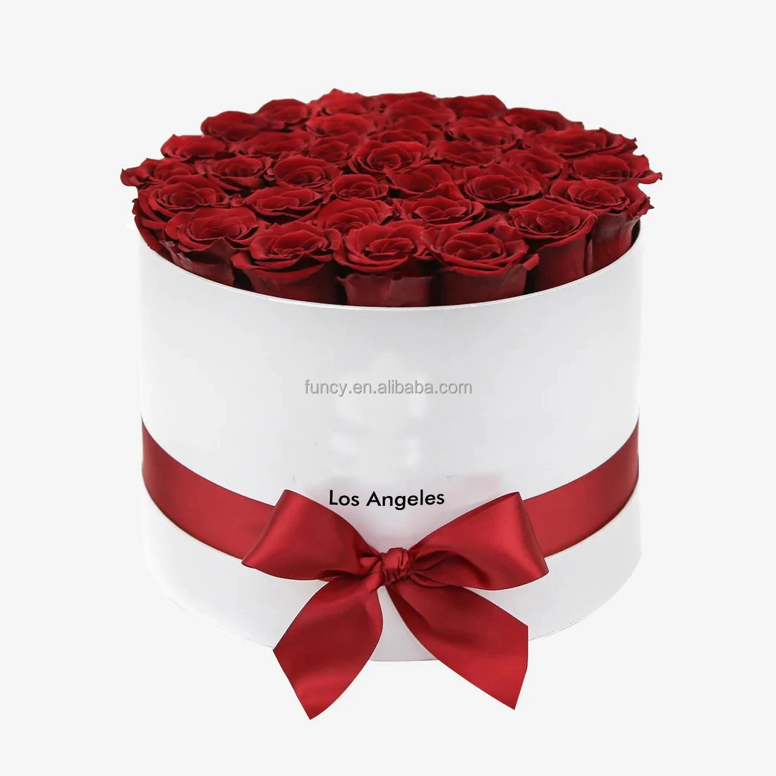 Marble Square Round Heart Gift Boxed Real Natural Eternal Bouquet Rose Preserved Flowers