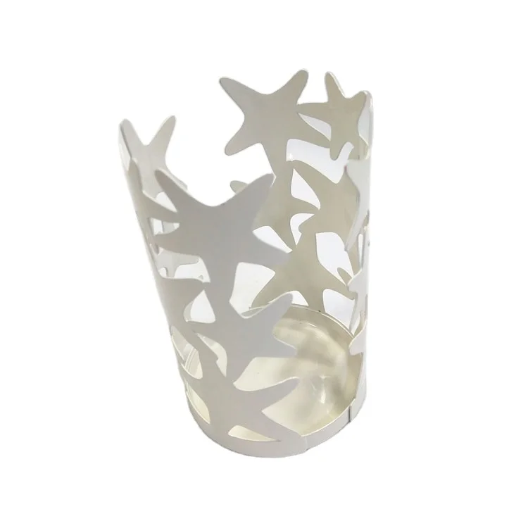 
Manufacture Supplier Iron Table Decoration Star Paper Cup Storage Rack Metal Cup Holder 