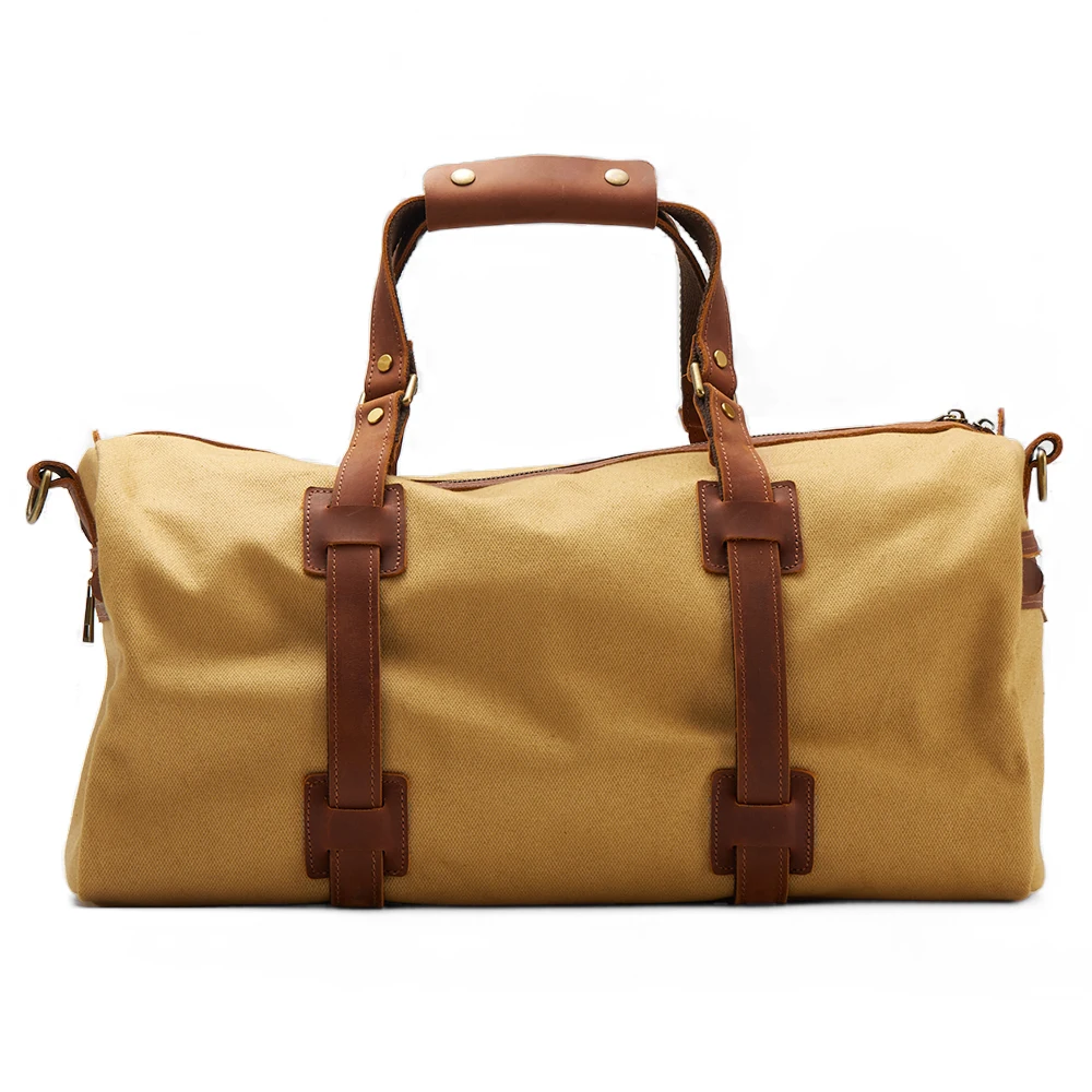 Многофункциональная Большая вместительная восковая холщовая спортивная сумка для путешествий износостойкая Водонепроницаемая спортивная сумка для спортзала для активного отдыха