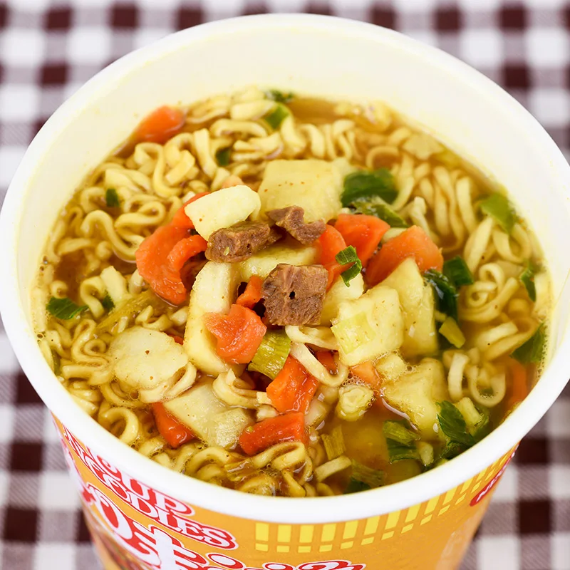 Low-price promotion Asian characteristics Nissin flavor cup noodles open cup music instant noodles