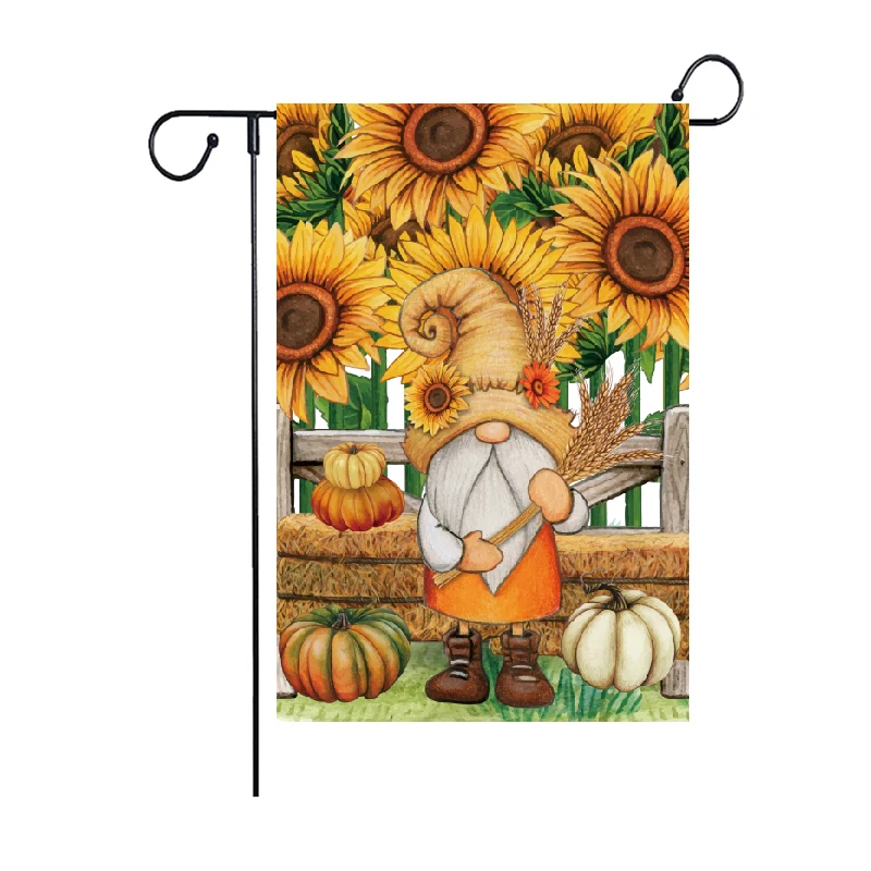 Autumn Garden Flag Collection Customizable Banners for a Scenic Garden