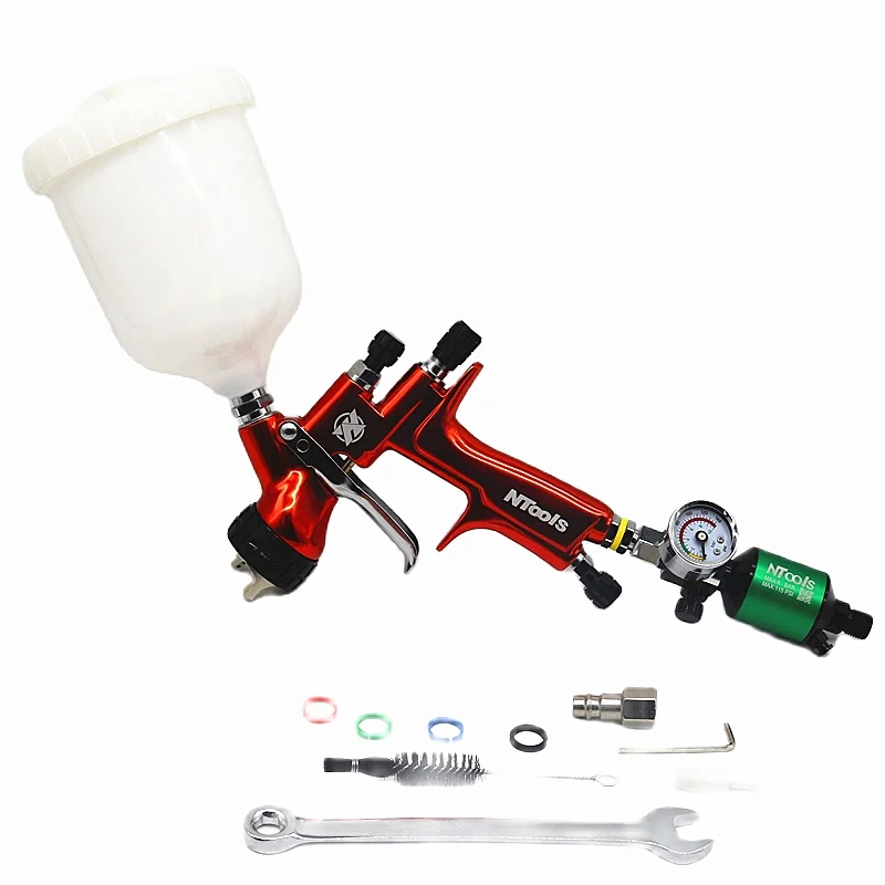 1.3/1.5mm LVLP Spray Gun With Regulator And Air Filter Sprayer Gun/Air Tools/For Car Face Paint/Airbrush