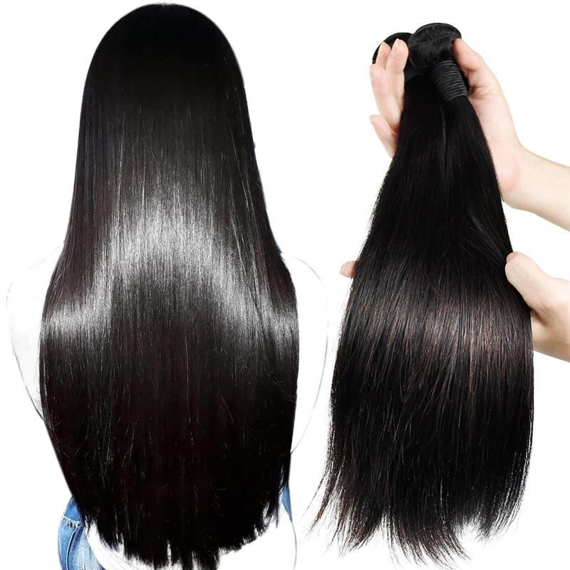 Online Shopping Hot Sale Mink Brazilian Hair Wholesale Raw Virgin Human Hair Straight Bundles With Closure Vendors