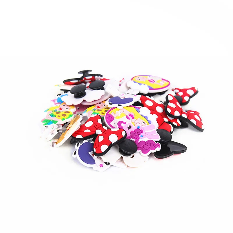 New Unicorn Shoe Charms for Crocses Cartoon Cute PVC Soft Rubber Shoe Buckle Ornament Decoration Removable croc charm