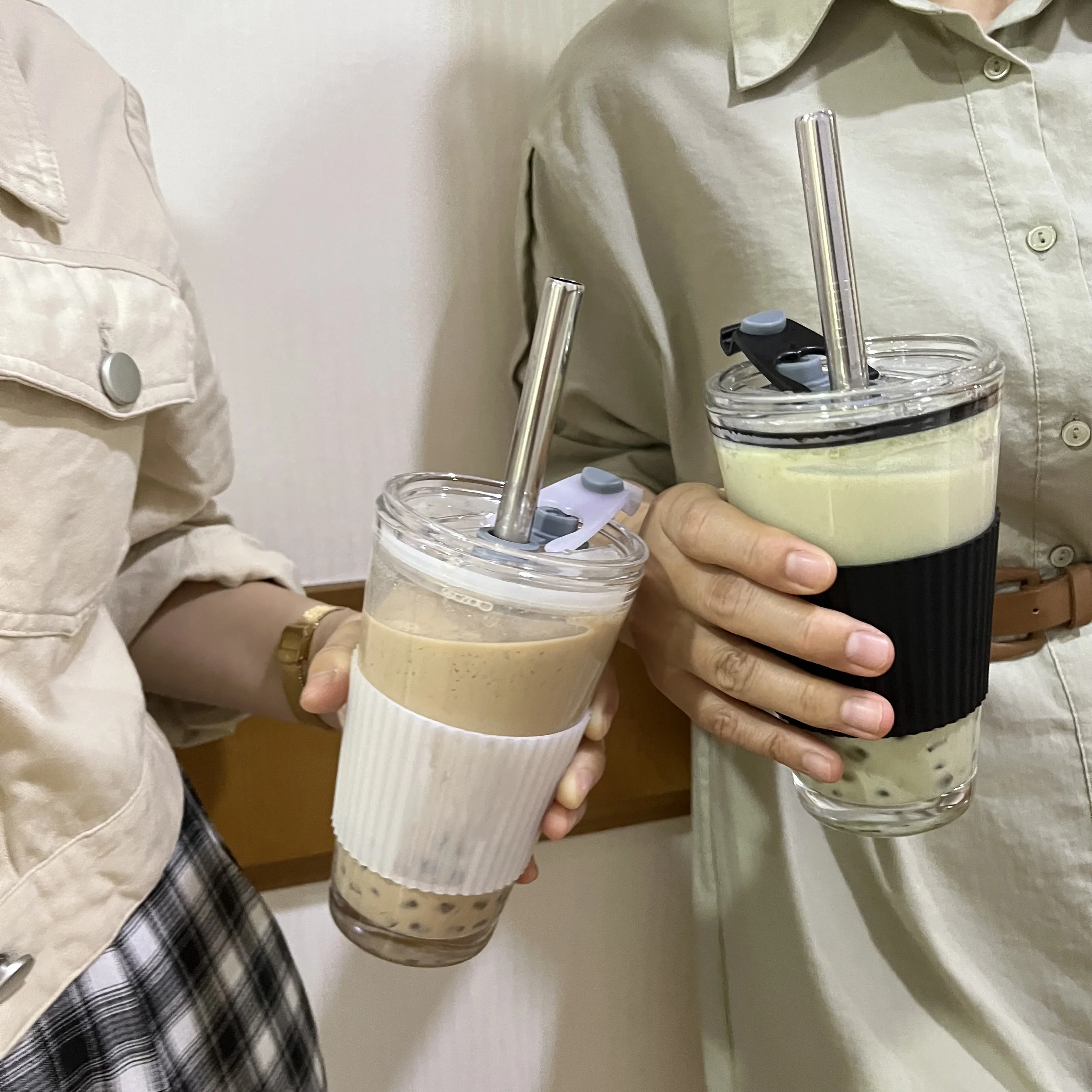 Matcha Powder Instant Boba Bubble Tea PLA Straw One Stop Solution