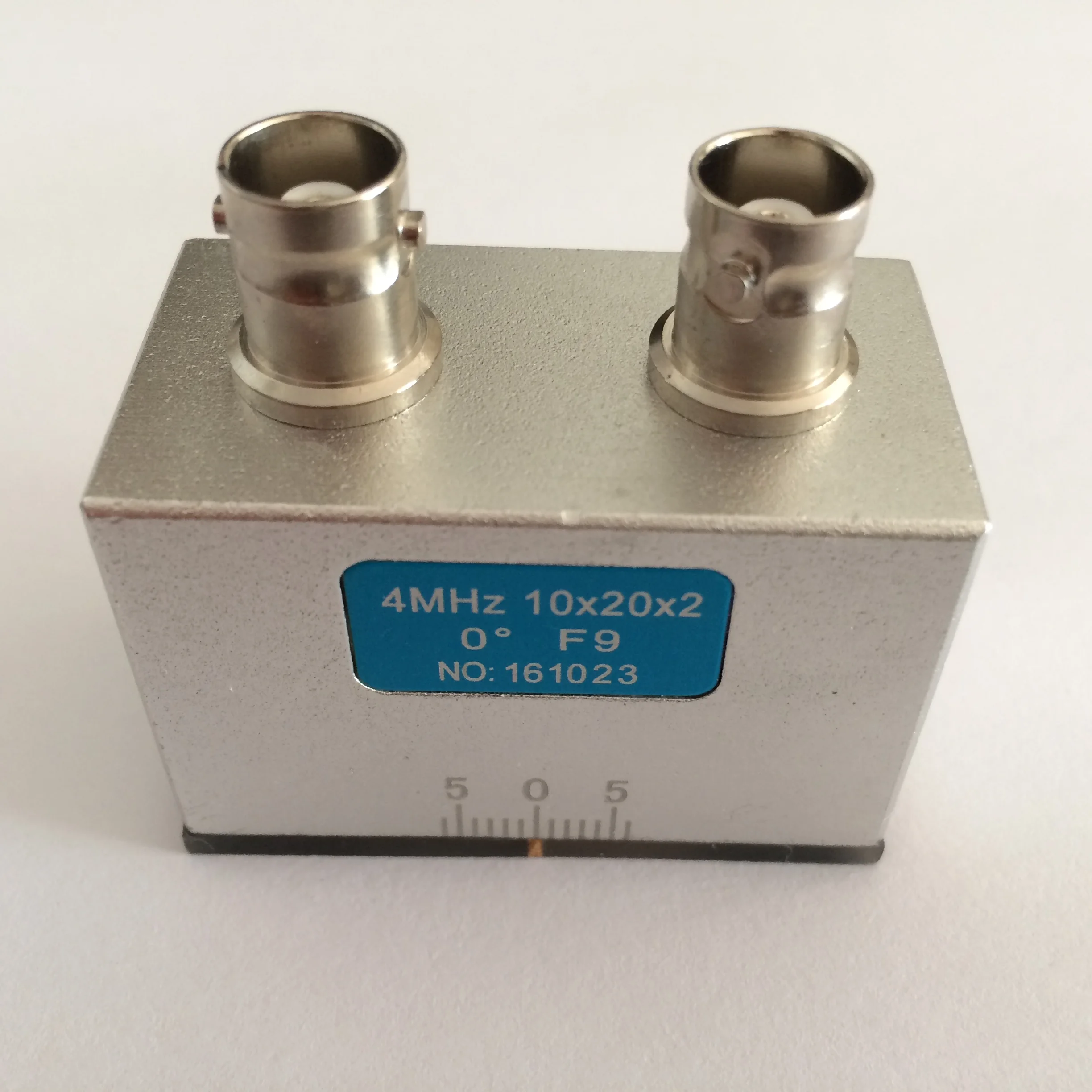 DTEC Dual normal Probe,10x20mm,4MHz,BNC-BNC probe for UT machine,Customized OEM probes,manufacturer price