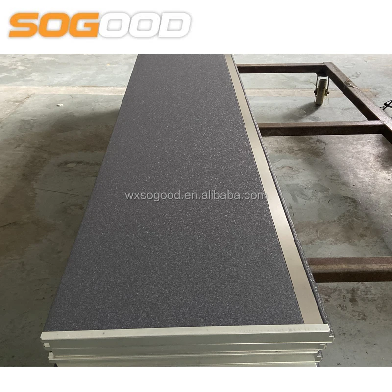 40mm thickness sandwich panel sectional insulated sectional garage door panel