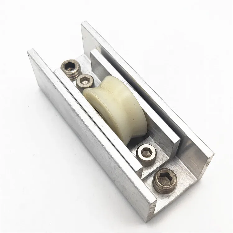 V groove aluminum sliding window use nylon window wheel roller with cover