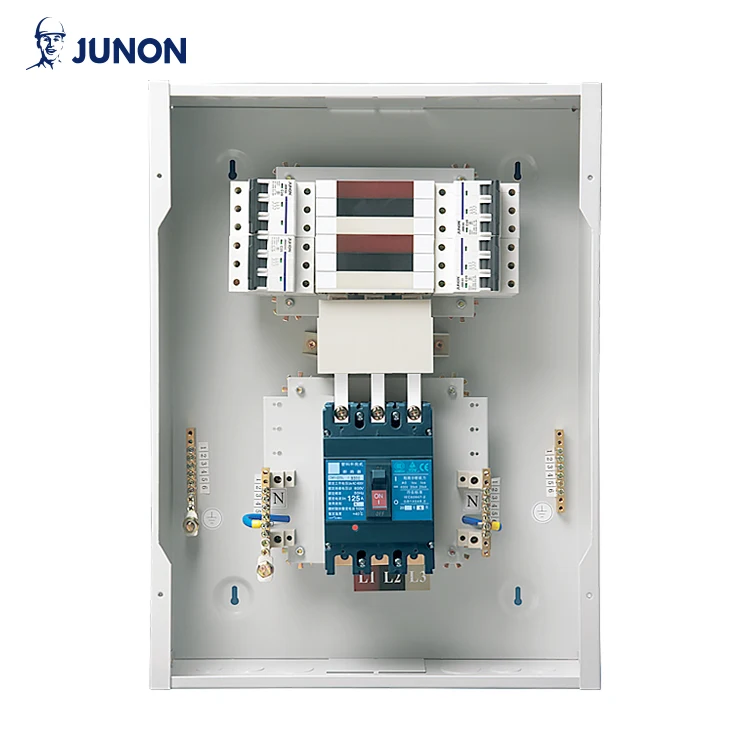 MCB Three-phase Distribution Board Model E (the place for main switch with MCB) Flushed Mounted with Iron lock