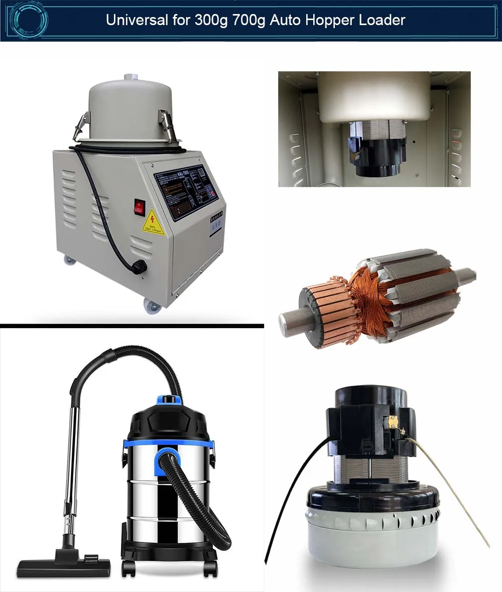 China Manufacturer Two Stage Wet Dry Bypass Vacuum Cleaner Motor