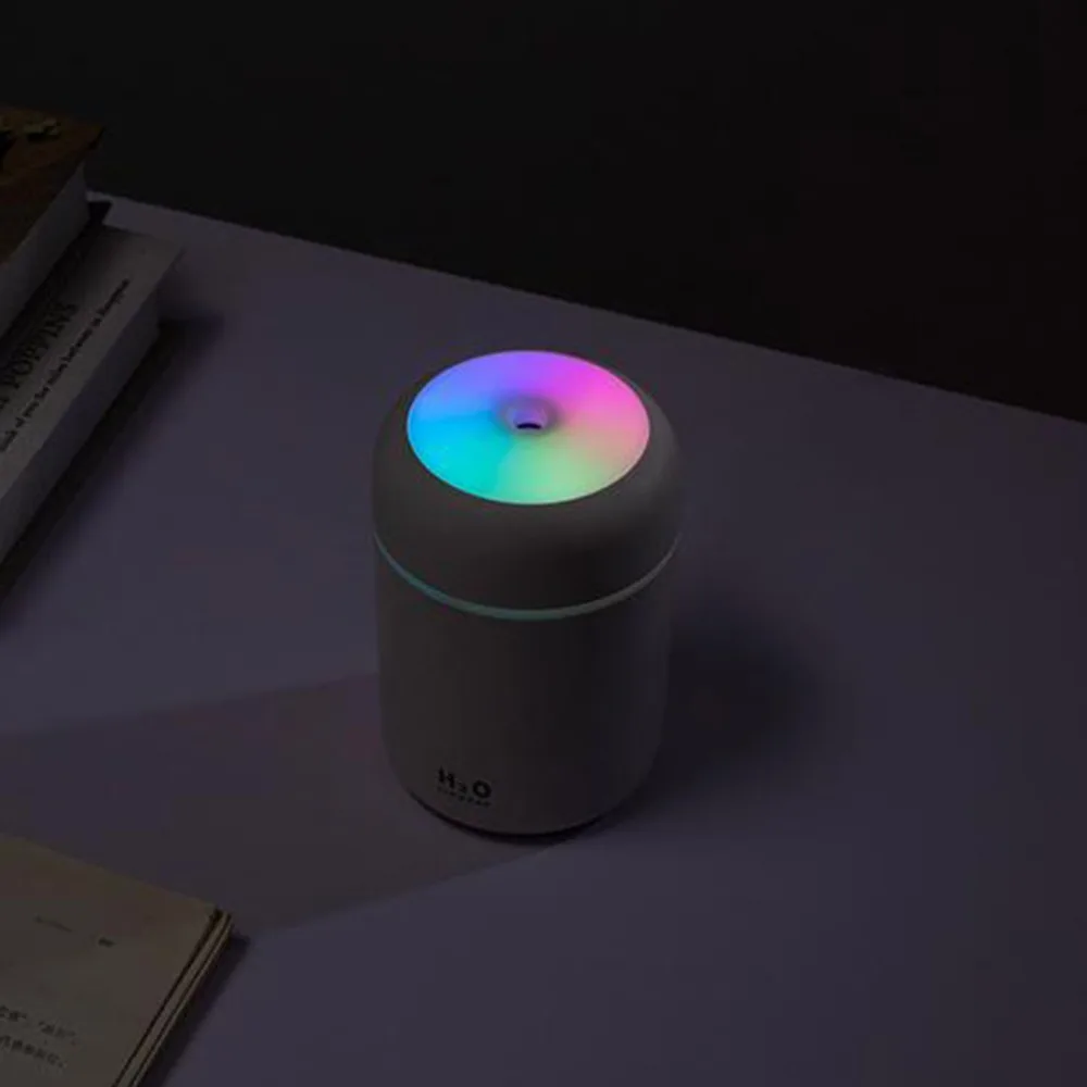  Красочный креативный Usb светодиодный ночник миниатюрный увлажнитель воздуха для автомобиля подарок индивидуальная Настройка 300 мл