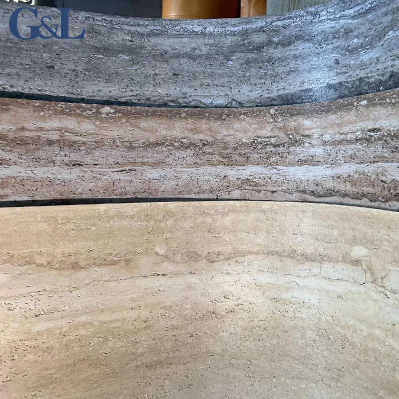 Flexible Stone Hotel Building Walls Indoor and Outdoor Waterproofing Easy to Install Wall Cladding with MCM Ceramic Tiles
