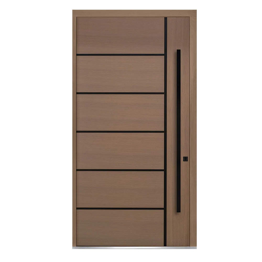 China Foshan Factory Interior Apartment Room Cheap Wpc Solid Wooden Doors Others Doors for Houses