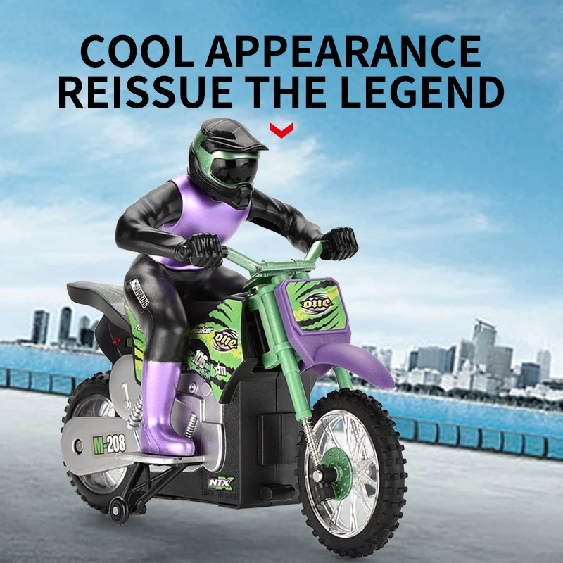 Hot sale 2.4 G 1:18 toys remote control  rc motorcycle electric motorcycle for kids