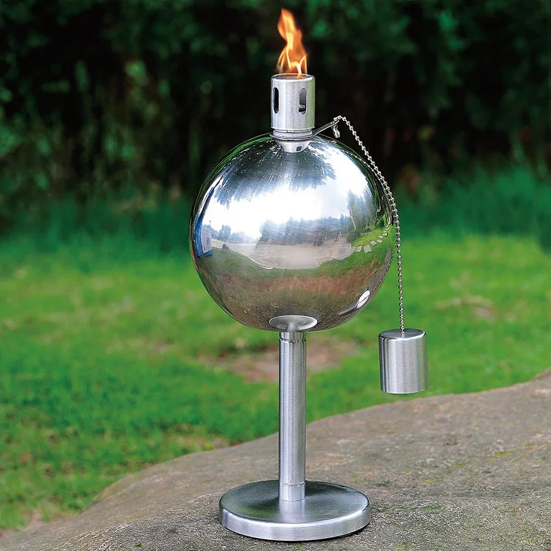 Stainless steel citronella oil lamp for outdoor,Tiki table torch