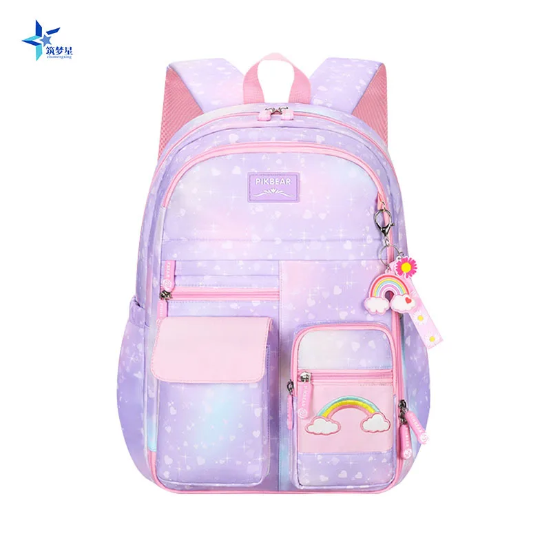 printing primary school student children school bags boys girls large capacity schoolbag colorful backpack book bag backpack