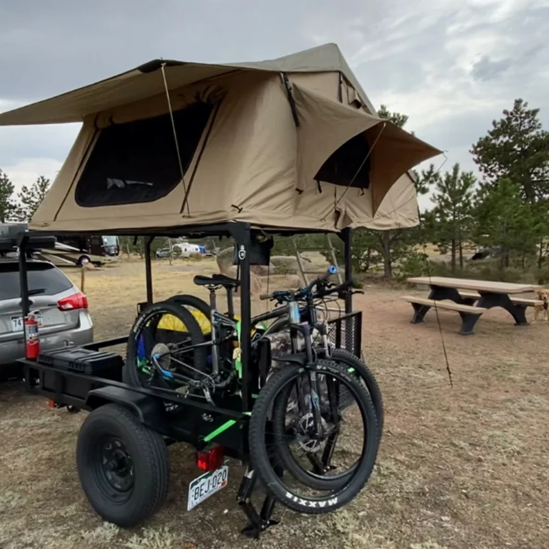 CRT007 QIBU Easy to Put Away Car Tent Roof Good Option to Start Adventure Life with QIBU Rooftop Tent