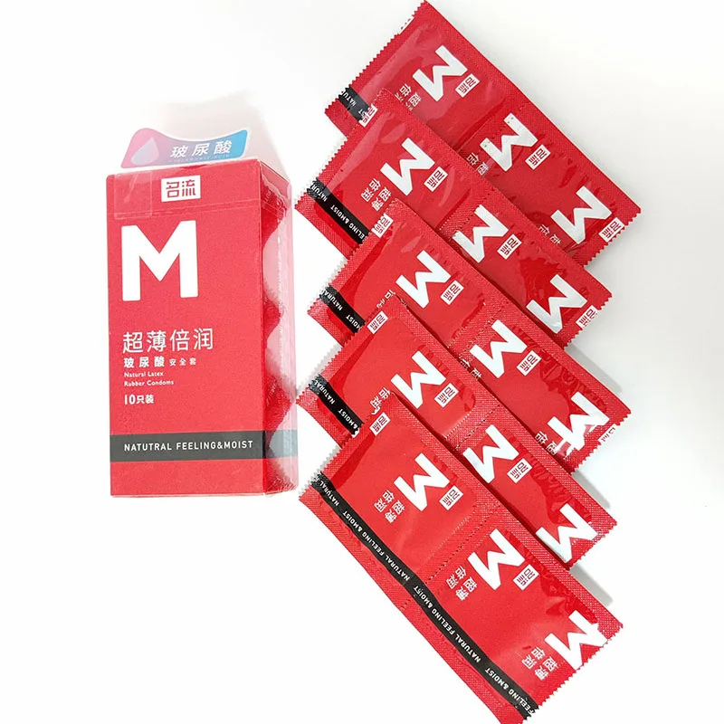 Mass customization of hot selling hyaluronic acid ultra thin condoms