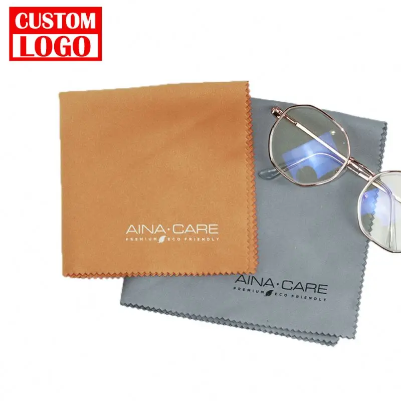 Factory Direct Supply Microfiber Cleaning Cloth Towels Suede Material Sunglasses Cloth For Promotion