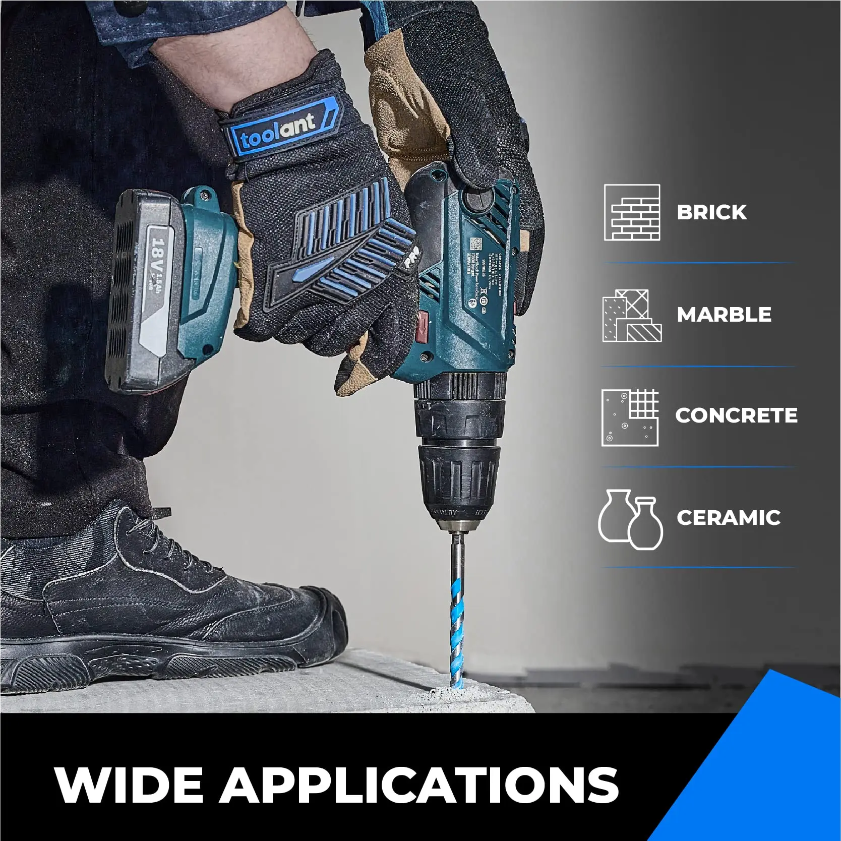 Sds plus masonry drill bits straight shank sds-plus concrete drill bit, solid carbide tip sds concrete drill bits