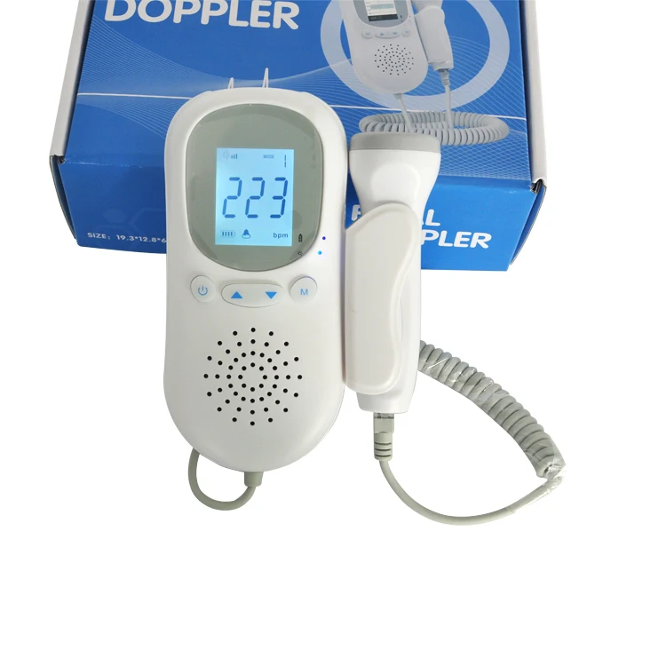 Portable doppler fetal monitor mini fetal doppler