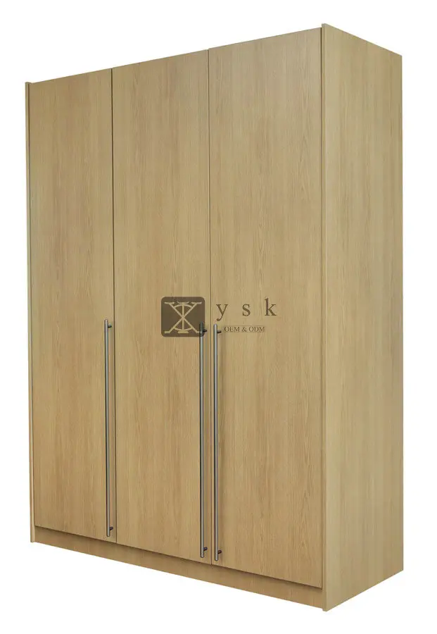 WD-003 Solid Wood Sliding Door Wardrobe For High End Hotel