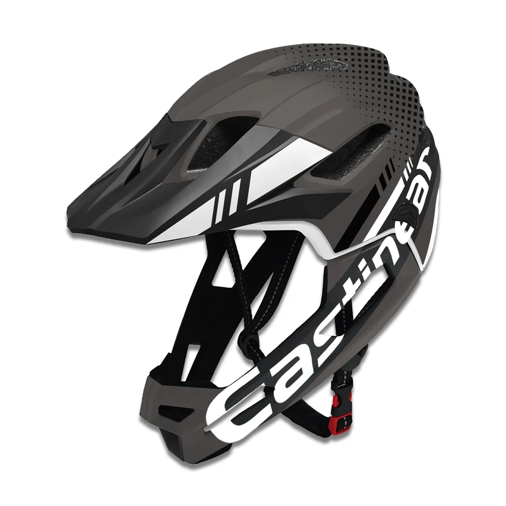 2023 New Arrival Multiple Colors Full Face Mountain Bike Helmet En1078 Capacete De Dowhill With Removable Chin-Bar