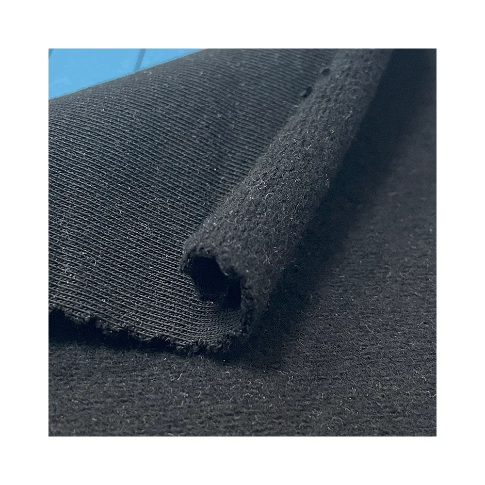 Premium 350gsm 88 Cotton 12 Polyester CVC Knit Hoodie French Terry Softsball Fleece Fabric