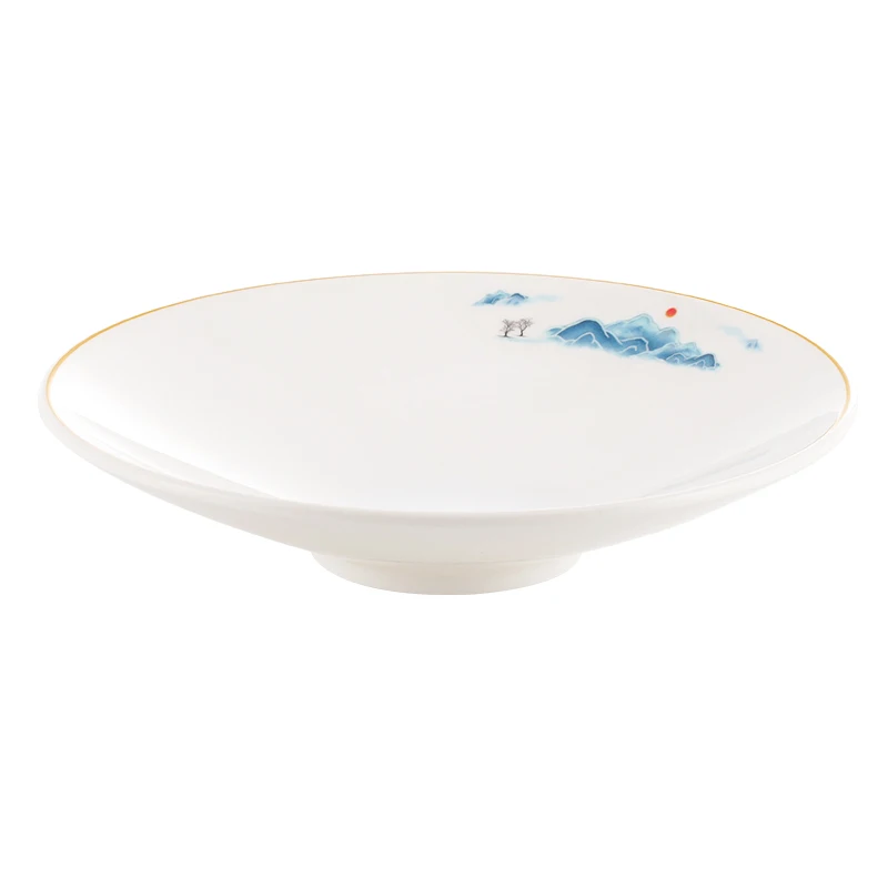 Wholesale dinner plates aesthetics modern unbreakable tableware juego de platos para casa dishes for restaurant