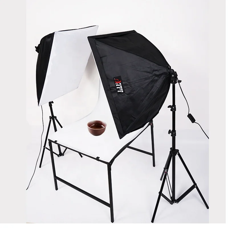 Photo Studio Softbox Kit with Led Light for Photography Lighting Portrait Photography Kits