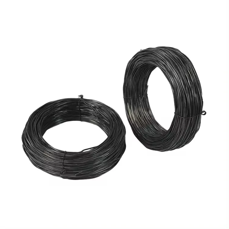 Annealed Wire Double Twist Black Binding Wire 18 Swg Random India Metal Spiral Single Binding Wire Coil