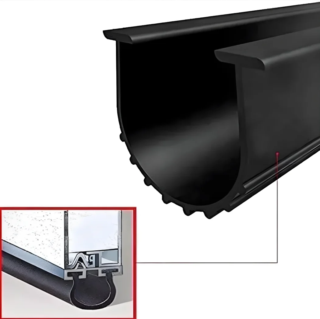 Aluminum Rolling Shutter Door Bottom Sealing Strip Garage Door Seal Bottom Rubber Sealing Strip