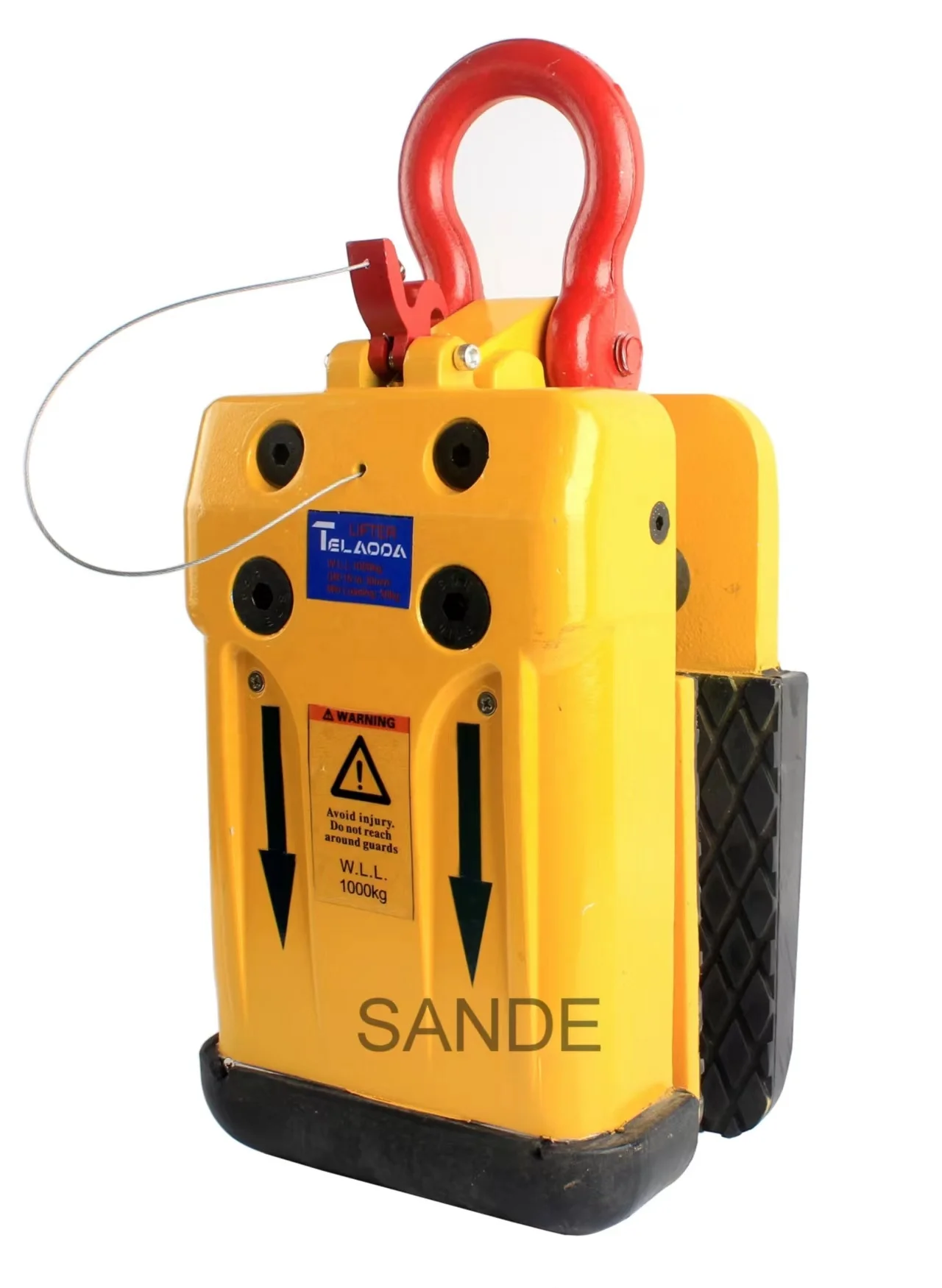 Hot Sale 1000kgs granite marble Lifting Clamp slab lifter Safety Stone Slabs Lifting Clamp