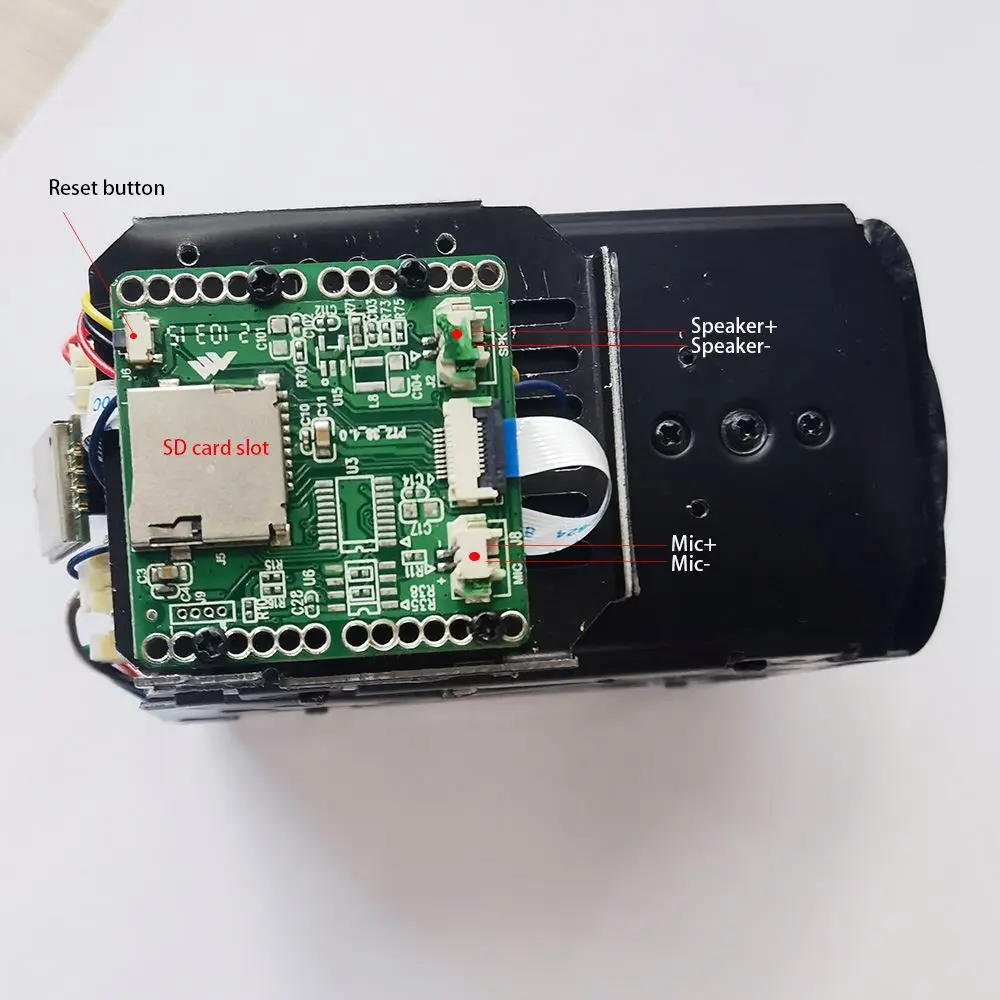 Camhi 4K 8MP IMX415 WIFI Wireless 360X Optical Zoom IP Camera Module Auto IRIS P2P On vif Tf Card Slot Max 256g